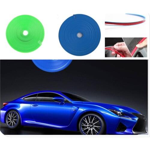 Auto popular rim protection car tire decorative strip color line rubber for BMW i8 Z4 X5 X4 X2 X3 M5 M2 X6 M6 640i 640d