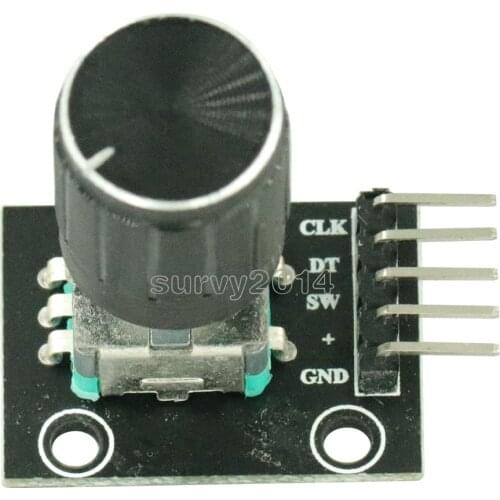 KY-040 360 Degrees Rotary Encoder Module with 15×16.5 mm Potentiometer Rotary Knob Cap for Arduino Brick Sensor Switch 4.8