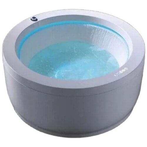 Deep bath home adult independent type acrylic bathroom tub bubble bath small family bubble massage bath crock