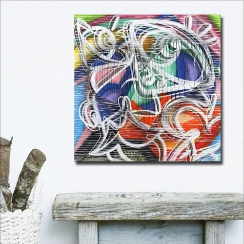 Printing Oil Painting Abstract Art Amour, 2018 Wall Art Canvas Prints Pictures Home Decor For Living Room, Bedroom No Framed