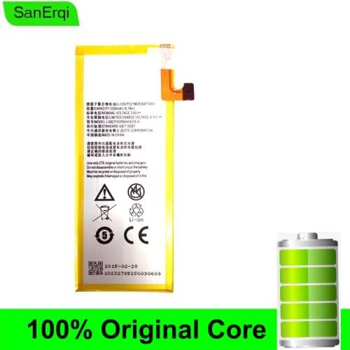 Li3824T43P6hA54236-H For ZTE Blade S6 5.0" 2 G717C G718C A880 B880 For Nubia Z7 mini NX507J Battery 3.8V 2400mAh SanErqi