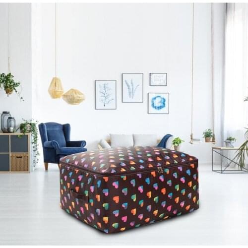 Quilt Pillow Organizer Fashion Nice-looking Washable Clothes Bedding Duvet Pillow Zipped Storage Bag for Home Storage Bags