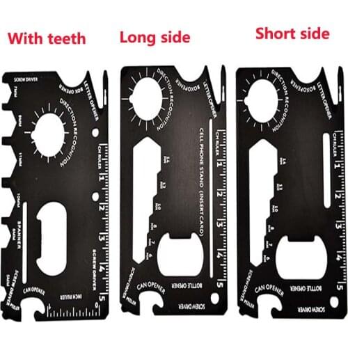 Outdoor tool card multi function tool card combination tool card army knife card outdoor escape knife card