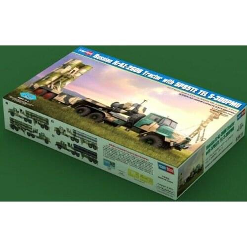 Hobbyboss 85511 1/35 KraZ-260B Tractor w/ 5P85TE TEL S-300PMU Model Kit