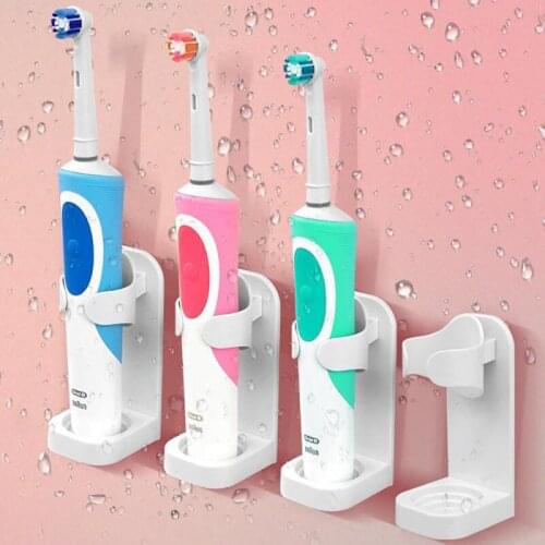 Toothpaste Stand Electric Toothbrush Holder Rack Organizer Wall-Mounted Holder Space Saving Bathroom Accessories