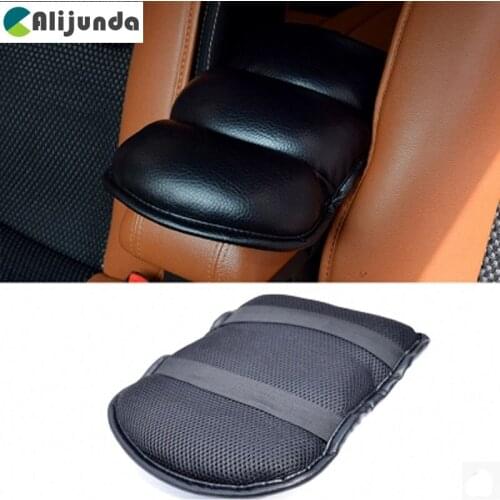 Vehicle center console arm seat cushion cover for Skoda Octavia Fabia Rapid Superb Yeti Roomster