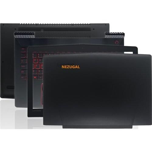 Laptop LCD Back Cover Front Bezel Frame Palmrest Keyboard Base Bottom Case For Lenovo Legion Y520 R720 -15 Y520-15IKB R720-15IKB