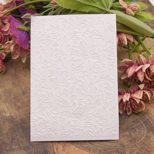 2021 New Plastic Embossing Folder Template DIY Scrapbook Photo Album Card Craft Tree Leaves