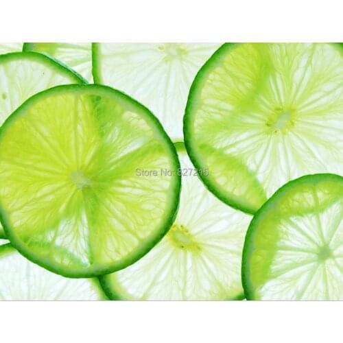 F-1036 Print Stretched Ceiling Films for workshop ceiling decoration tangerine fruit ceiling film