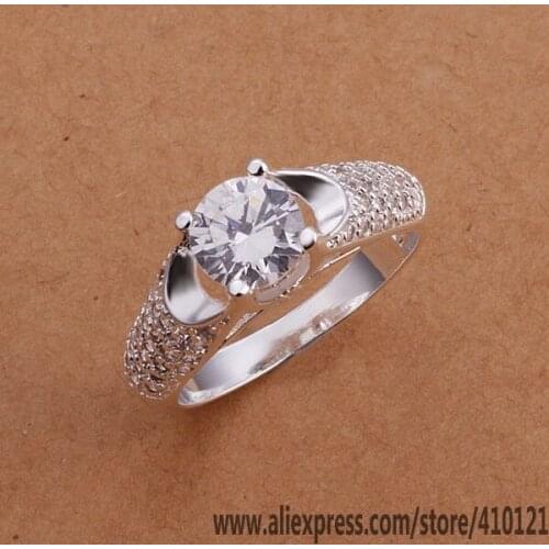 R177 Lucky Charm Silver Color Rings For Women Fashion Jewelry Wholesale Women Accessorie Fashion Ring /dvmammta Eqianhpa