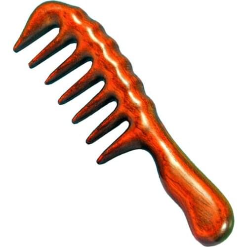 1Pc Thicken Wide Teeth Massage Comb Wooden Hair Comb Portable Comb Woman Comb Anti-static Comb for Home Salon