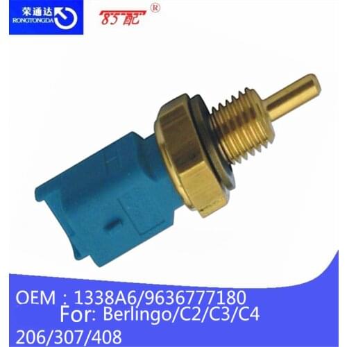 Water temperature sensing plug 1338A6 9636777180 For Peugeot 807 207 307 206 406 308 For Citroen C2 C8