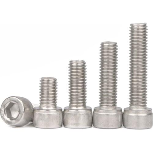 Hex Socket Cap Screw Allen Metric Threaded Hexagon Bolts Bicycle Bike Screw 304 Stainless Steel M1.4 M1.6 M2 M2.5