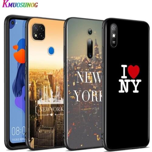 Silicone Cover New York City For Xiaomi Redmi 9T 9 9C 9A 9AT 9i 8 8A 7 6 Pro 7A 6A 5 5A 4X Plus Phone Case
