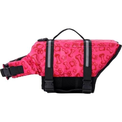 Dog Life Jacket Vests Swimwear Printed Outdoor Pet Dog Clothes Float Puppy Rescue Swimming Wear Safety Clothes Vest Life Vest #H