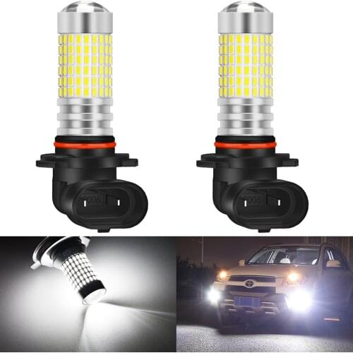 2pcs 9005 9006 LED Fog Lights H8 H11 HB3 HB4 H10 PSX24W 9145 For Ford Mustang Escape Transit KA Ecosport MK2 Mk3 Car Lamp Bulb