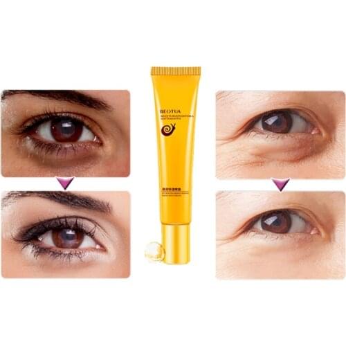 Snail Under-eye Cream With SPF Moisturizing Essence Firming Serum Anti-Aging Patch Dark Circles Whitening Mask Bags Removal Gel