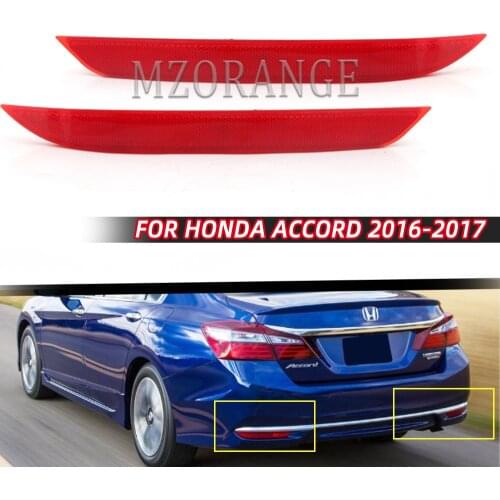 Rear Bumper Rear Bumper Reflector Light For Honda Accord 2016-2017 USA Version Fog Light Red Taillights Car-styling