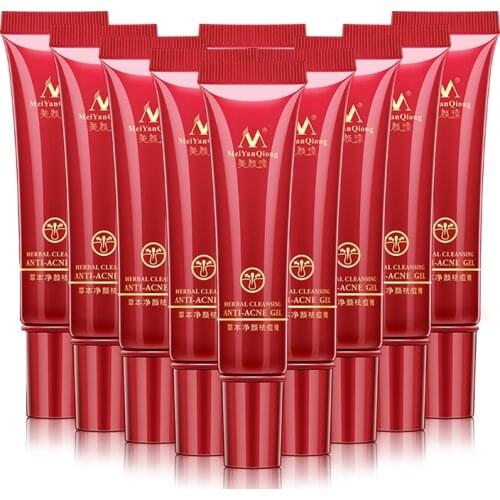 Skin Care Acne Cleaning Cream Remove Repair Comedone Pimple Acne Quickly Face Acne Cream Remover Anti Acne Treatment 10PCS
