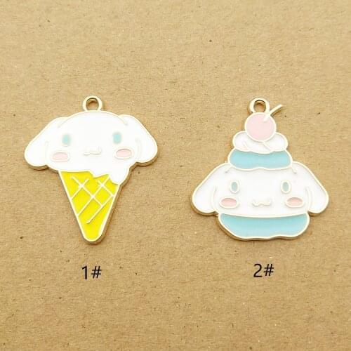 10pcs cartoon charm enamel charms for jewelry making and crafting charm earring pendant bracelet and necklace charms