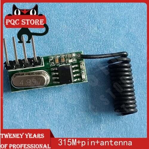 315MHz superheterodyne RF module LR33B wireless remote control receiver module DIY LR33B-315M ASK welding antenna welding pin