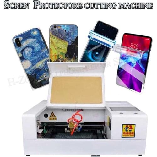 Newest A4 intelligent precision laser cutting machine for mobile phone lcd screen protector film sheets cutting No cutting limit