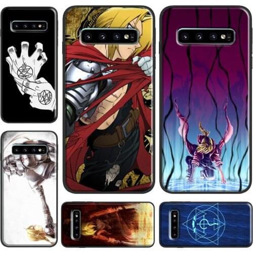 Fullmetal Alchemist Edward Phone Case For Samsung Galaxy S10 Plus S8 S9 S10e S20 FE Note 9 10 Note 20 Ultra S21 Cover
