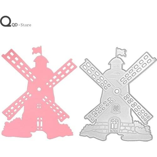 Scrapbook Childrens Puzzle Big Windmill Metal Cutting Dies Handmade Tools DIY Card Make Mould Model Craft Decoration New 2021