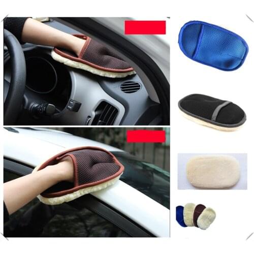 Car interior cleaning gloves motorcycle care waxing rag Accessories for Audi I Ah Ah A8 A3 A4 A6 A5 Q7 R A3 3-Door