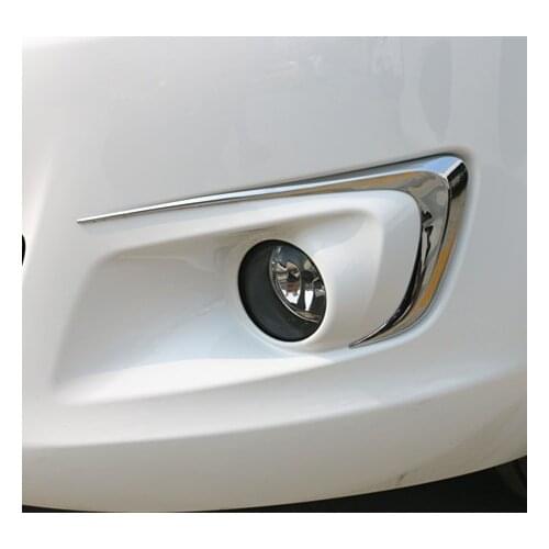 For CIRTROEN Elysee C-Elysee 2014-2016 Front Fog Lamp Frame decoration cover trim Exterior decoration Auto Accessories