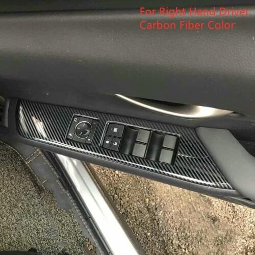 For Lexus UX200 UX250h UX260h 2019 2020 Car Styling Interior Accessories Door Armrest Window Switch Button Cover Trim Sticker