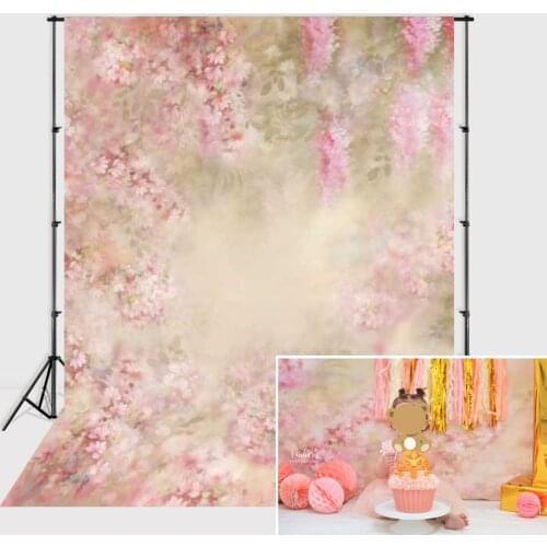 Photography backdrops Spring pink flowers Newborn Baby shower photo Backdrops fantasy floral Custom Photo Studio background