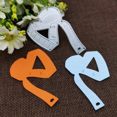 Tape measure background Metal Cutting Dies Stencils For DIY Scrapbooking Decorative Embossing Handcraft Die Cutting Template