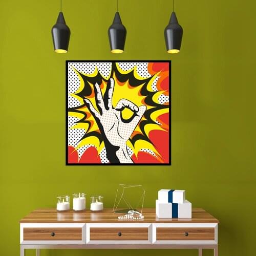 Fashion Music Studio Pictures Living Room Square Sizes Wall Art Decor No Frame Poster Oil Painting Decoration