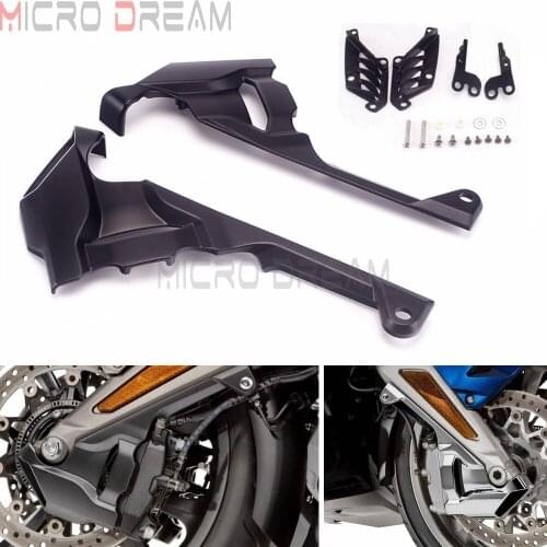 Motorcycle Black Front Caliper Cover Guard Protector Protect Airflow Cooling Case Replace 2018-2019 For Honda Goldwing GL1800