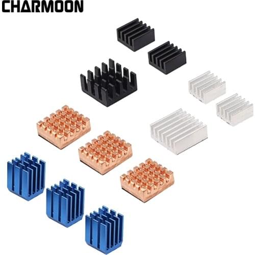Aluminum and Copper Heat sink Cooler Cooling Modlue Kit for Raspberry Pi 3, Pi 2, Pi Model B