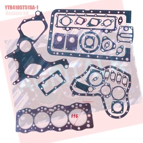 LRC4105/RC4108T80SY/LRC4110T57 , gasket kits (PHOTOS DISPLAYED ARE FOR LRC4110T57) including the head gasket for tractor use
