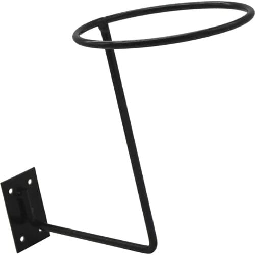 Wall-mounted Metal Helmet Holder Fisherman Cowboy Sun Hat Wig Cap Rack Stand Cap Display Holder Stand