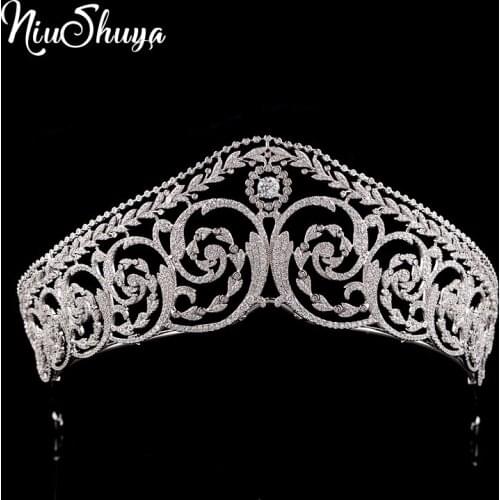 NiuShuya Classic Bridal Wedding Hair Accessories Princess Birthday Headdress Crown Headband Womens Headwear Accessories корона