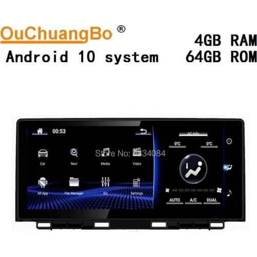 Ouchuangbo 10.25 Inch Car GPS android 10 Audio Player For Lexus NX200 NX300 200h 300h 2018 With LHD RHD 8 Cores 1080P 4GB 64GB