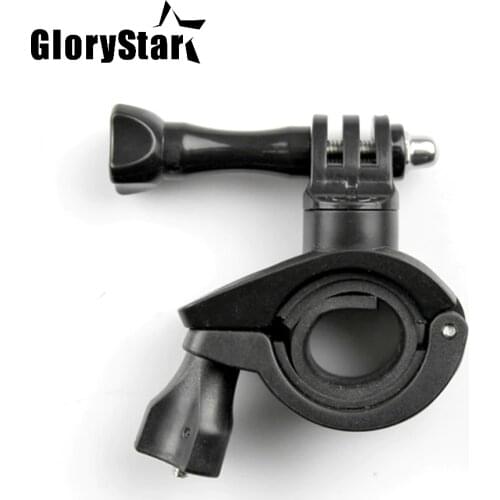 GloryStar Rotatable Bike Bicycle Handlebar Mount Holder Adapter Motorbike Clip Support Bracket for Gopro Hero 9 8 7 5 4 3+ SJCAM