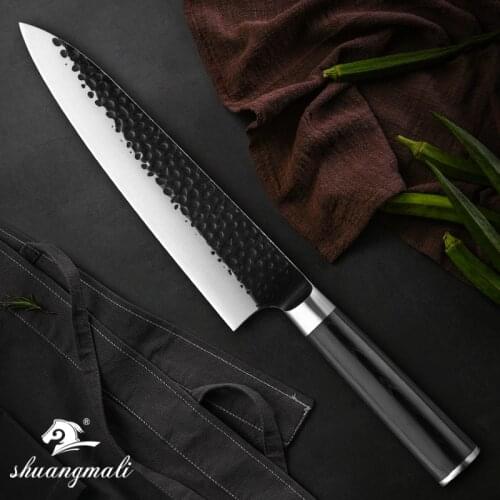 Professional Cooking Chef Knives Forged Stainless Steel Multi Chef Kitchen Knife Sharp Family Vegetable Slicing Cleaver Knife