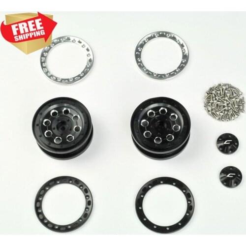 Radio control RC Car CROSSRC DEMON CNC 1.9 wheels 1 pair beadlock option upgrade parts