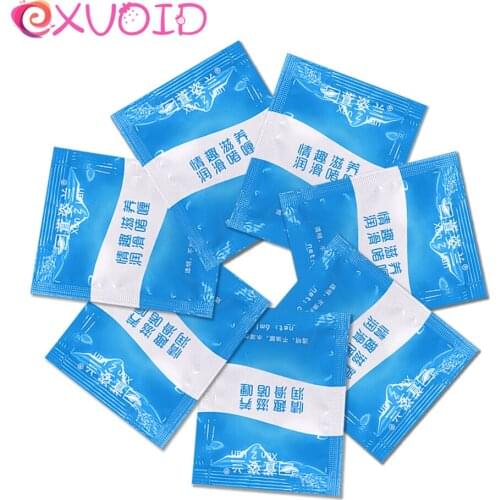 EXVOID Water-based Sex Shop Silk Touch Sex Lubricants Oil for Oral Vagina 5 PCS Sex Toys for Women Men Anal Lubricant 6mL