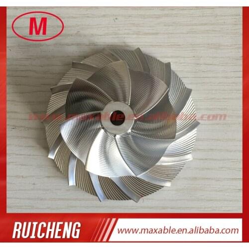 TD05H 52.56/80mm 7+7 blades high performance point milling Turbocharger Billet/milling/aluminum 2618 compressor wheel