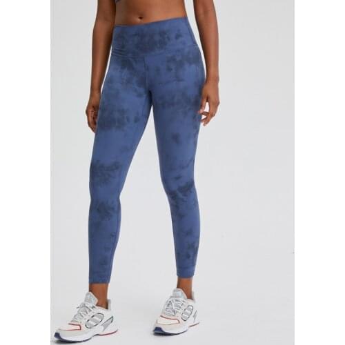 Nepoagym 7/8 Exploring Tie Dye Women Yoga Pants Naked Feel High Waisted Yoga Leggings Squat Proof Gym Leggings