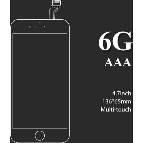 20 Pcs china for iPhone 6 LCD screen Highscreen Touch Glass Digitizer Display Replacement Lens Assembly for mobile phone lcd