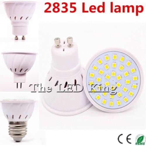 10PCS 6w 9w 12w GU10 MR16 E27 LED Bulbs Light 220V SMD 2835 Led Spotlights Warm / Cool White / White GU 10 GU5.3 Base LED Lamp