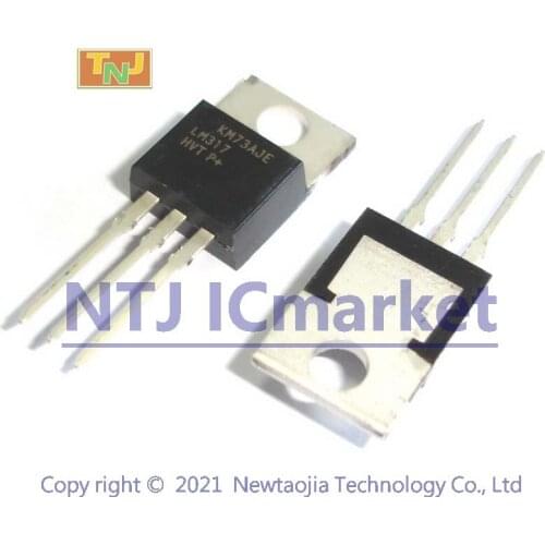 10 PCS LM317HVT TO-220 LM317 3-Terminal Adjustable Regulator Transistor