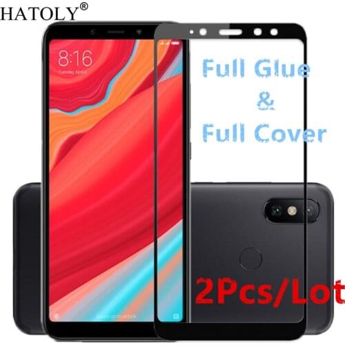 2Pcs For Xiaomi Redmi S2 Glass Tempered Glass for Redmi S2 Glass Film 9H Full Glue Cover Screen Protector for Xiaomi Redmi S2